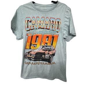 Chemistry 1981 Chevy Camaro Berlinetta Graphic Tee Small Retro Acid Wash